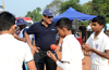 Anil Kumble at Nehru Maidan for selection of cricket team